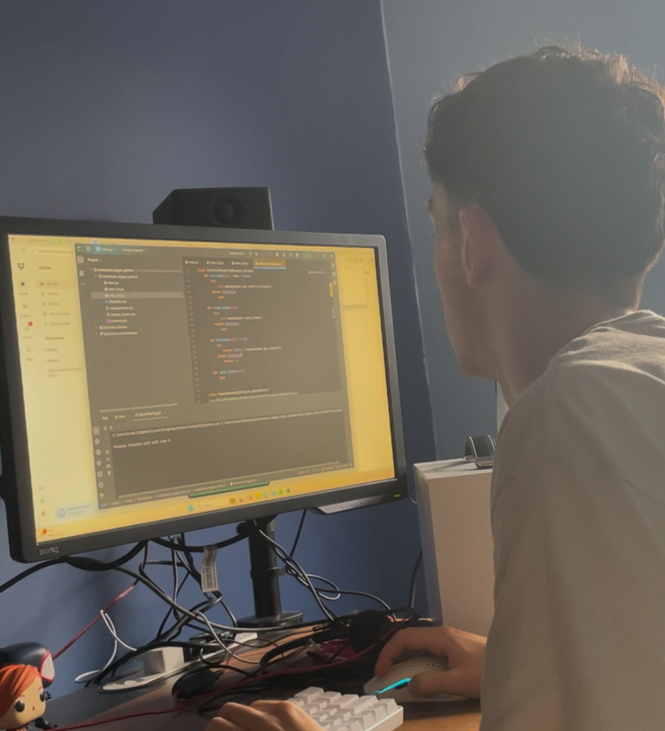 Ruaridh building Aqualytix